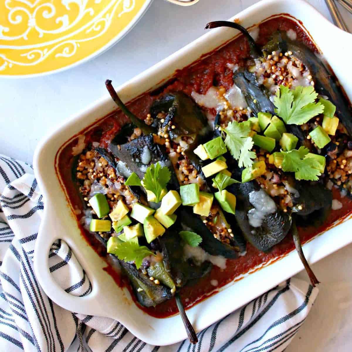 Stuffed Poblano Chiles ("Chiles Rellenos") Recipe