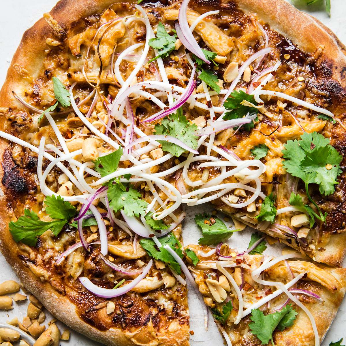 Thai Chicken Pizza Recipe