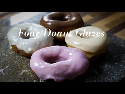 Tie-Dyed White Chocolate Doughnut Glaze Recipe