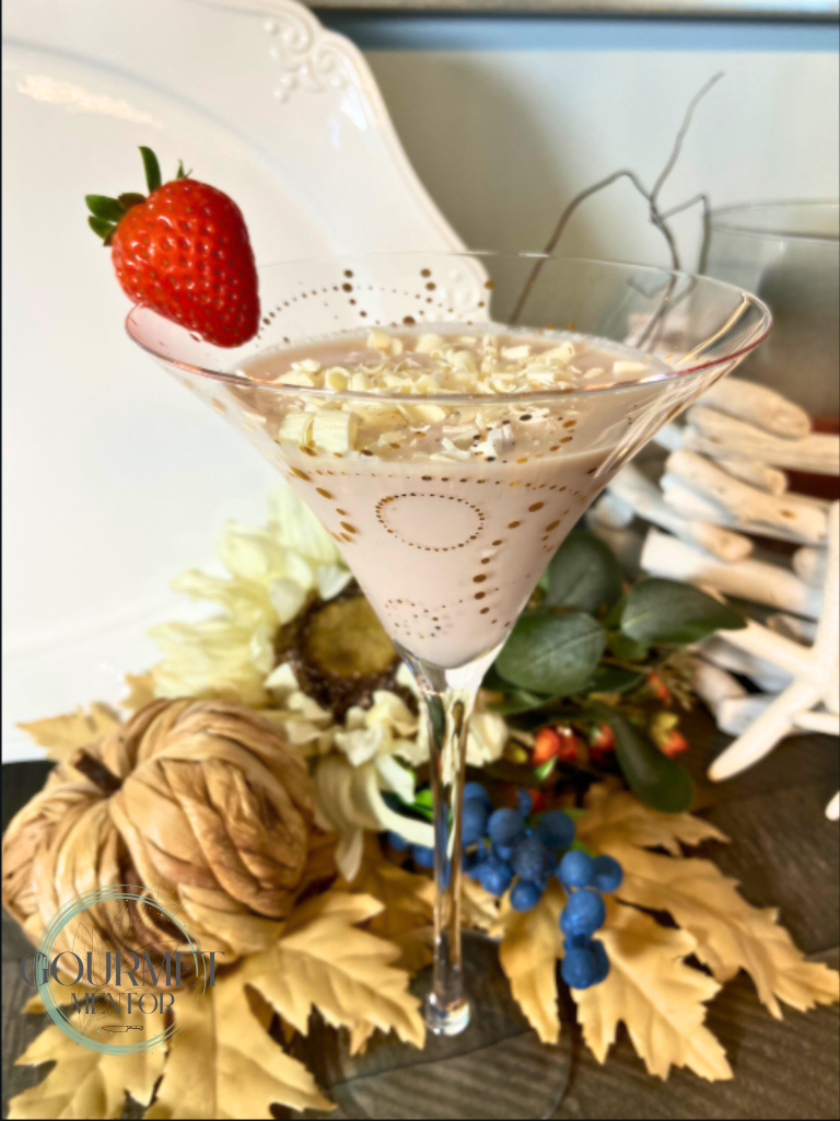 White Chocolate Strawberry Martini Recipe