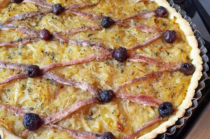 White Lily Savory Tart "Pissaladiere" Recipe