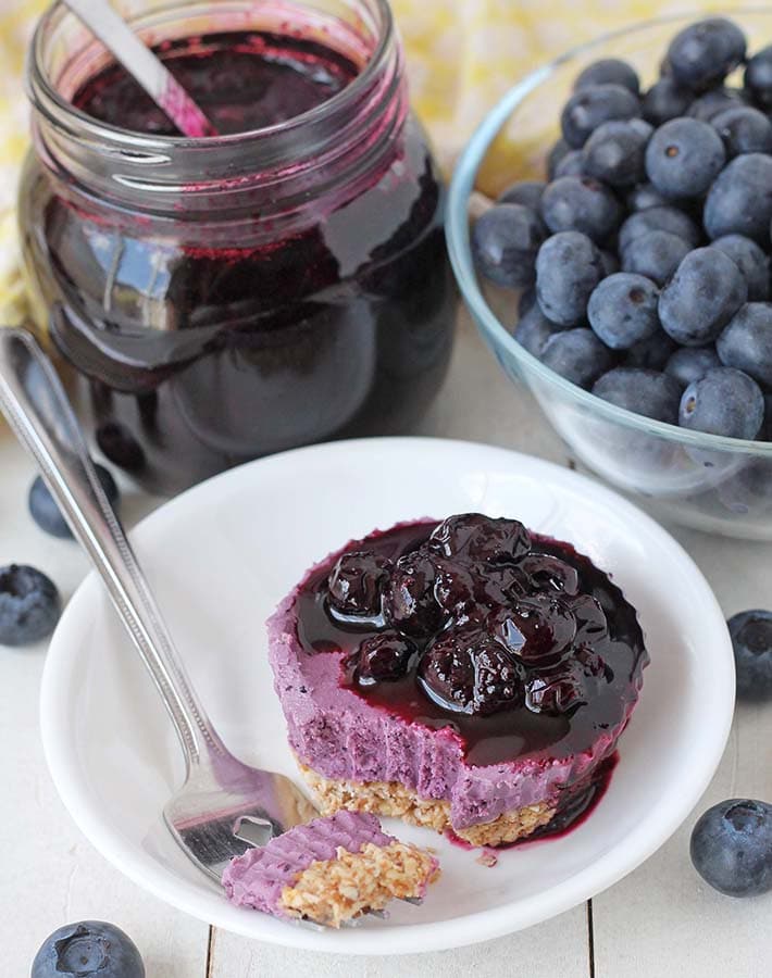 Vegan Blueberry Cheesecake (No Cashews) – No‑Bake Treat