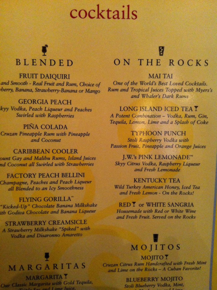 Cheesecake Factory Alcohol Menu – Prices, Drinks, Picks