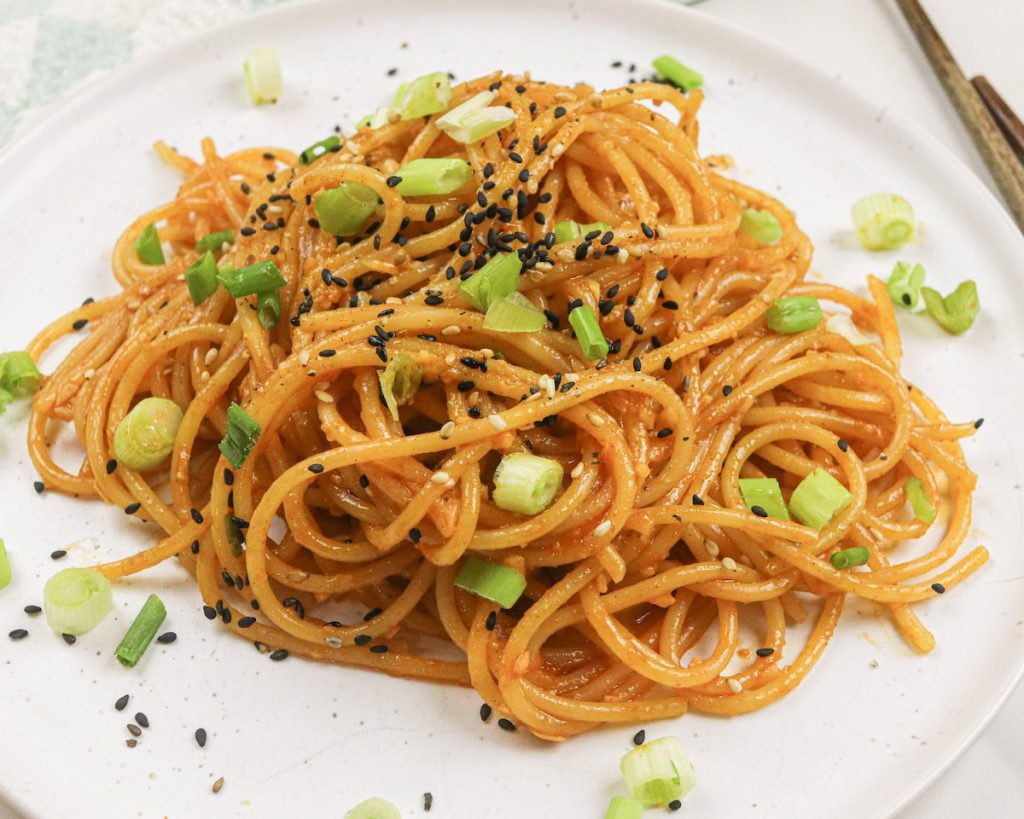 Creamy Gochujang Noodles Vegan – 20‑Minute Recipe