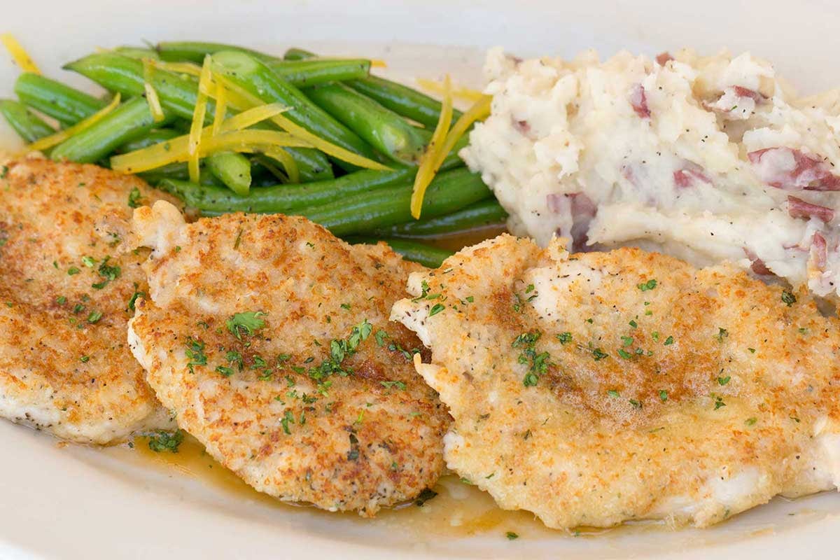 Parmesan‑Herb Crusted Chicken at Cheesecake Factory