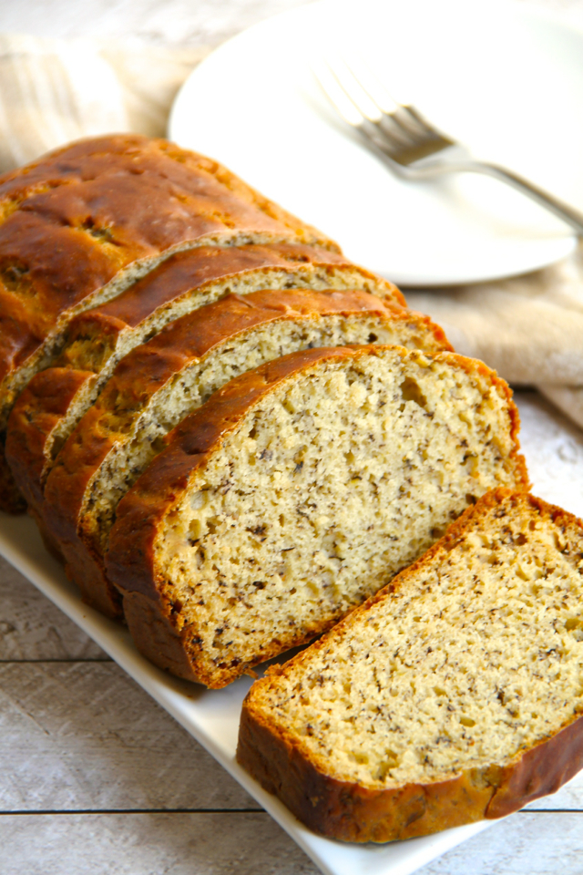 Moist Banana Cake with Yogurt & Honey – Easy Healthier Recipe