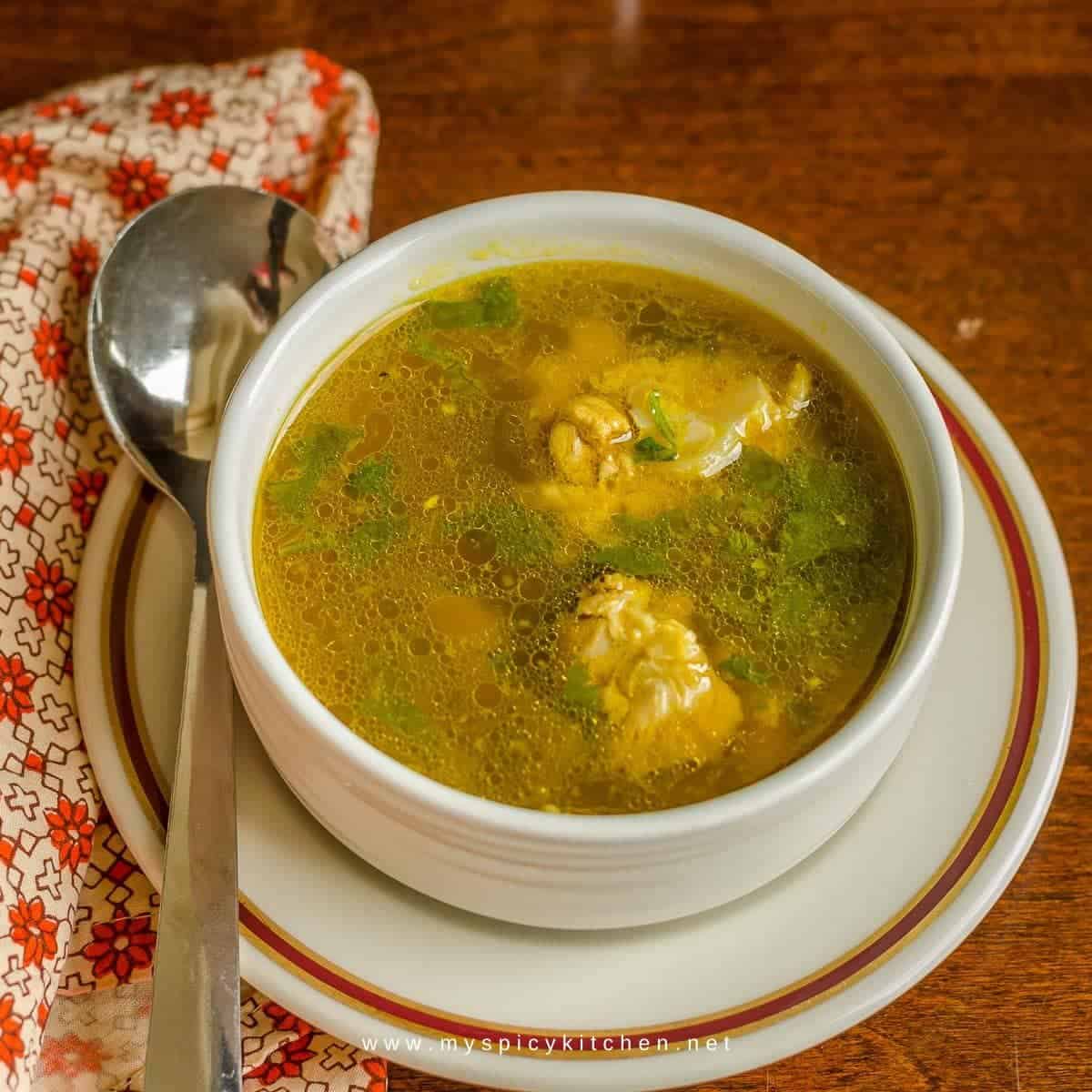 Chicken Soup Indian Recipe for Cold – Quick Healing