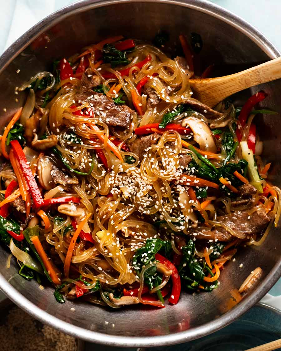 Japchae Recipe Easy: Quick Korean Glass Noodle Stir‑Fry