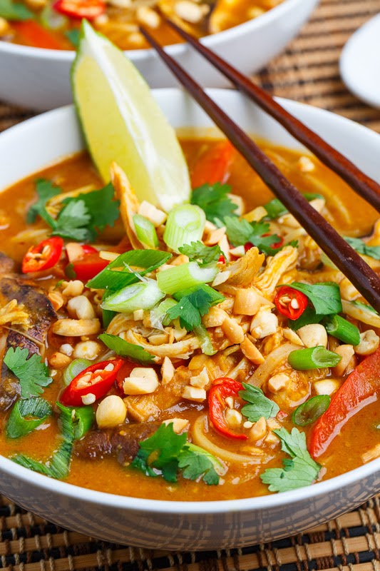 Spicy Thai Peanut Noodle Soup: Creamy Fiery Comfort
