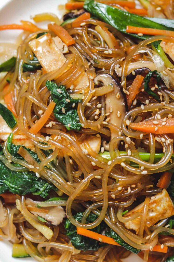Vegetarian Korean Noodles Recipe – Quick & Flavorful