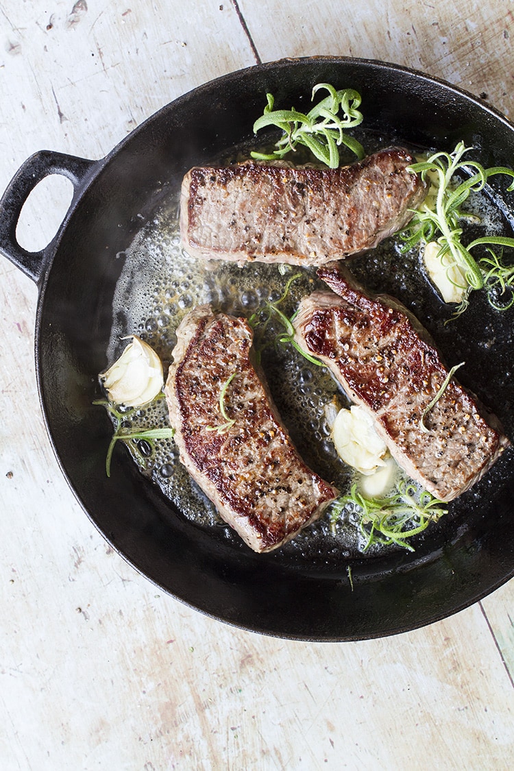 How to Cook Steak with Rosemary & Butter Perfectly