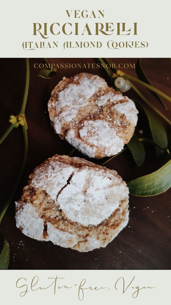 Vegan Ricciarelli Recipe – Italian Almond Cookies