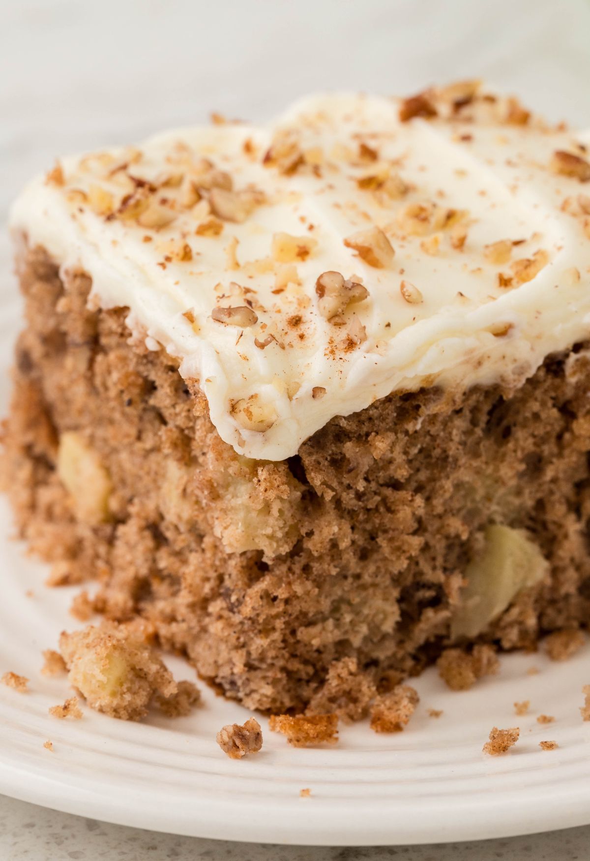 Apple Spice Cake with Cream Cheese Icing Recipe