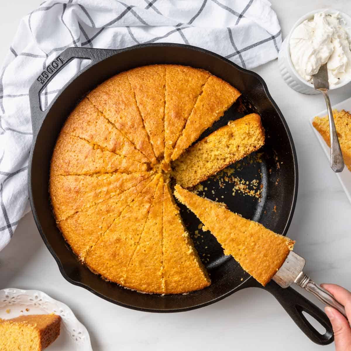Cast Iron Skillet Cornbread Recipe