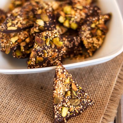 Crispy Quinoa Chocolate Bark Recipe