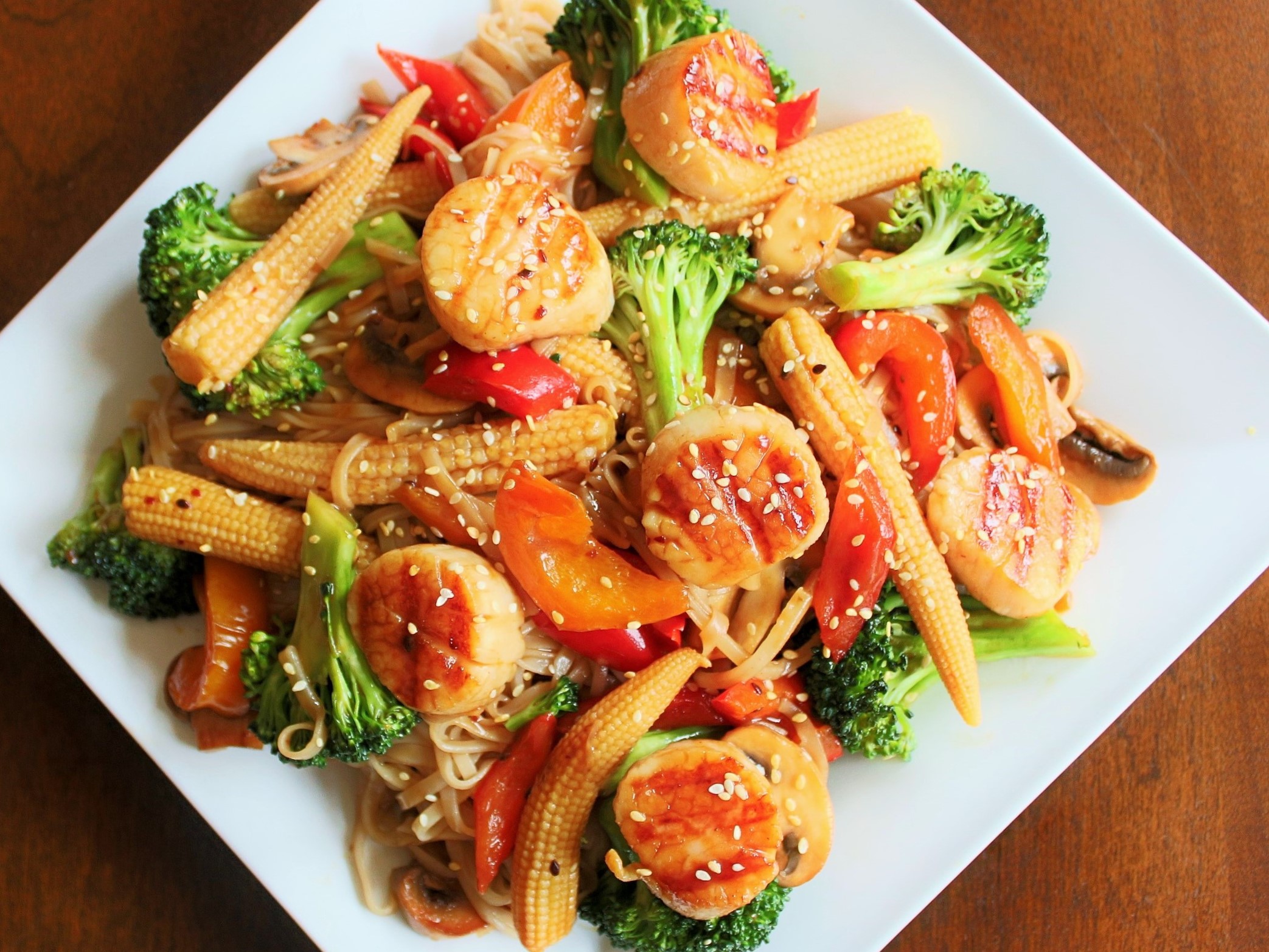 Spicy Stir-Fry with Scallops Recipe