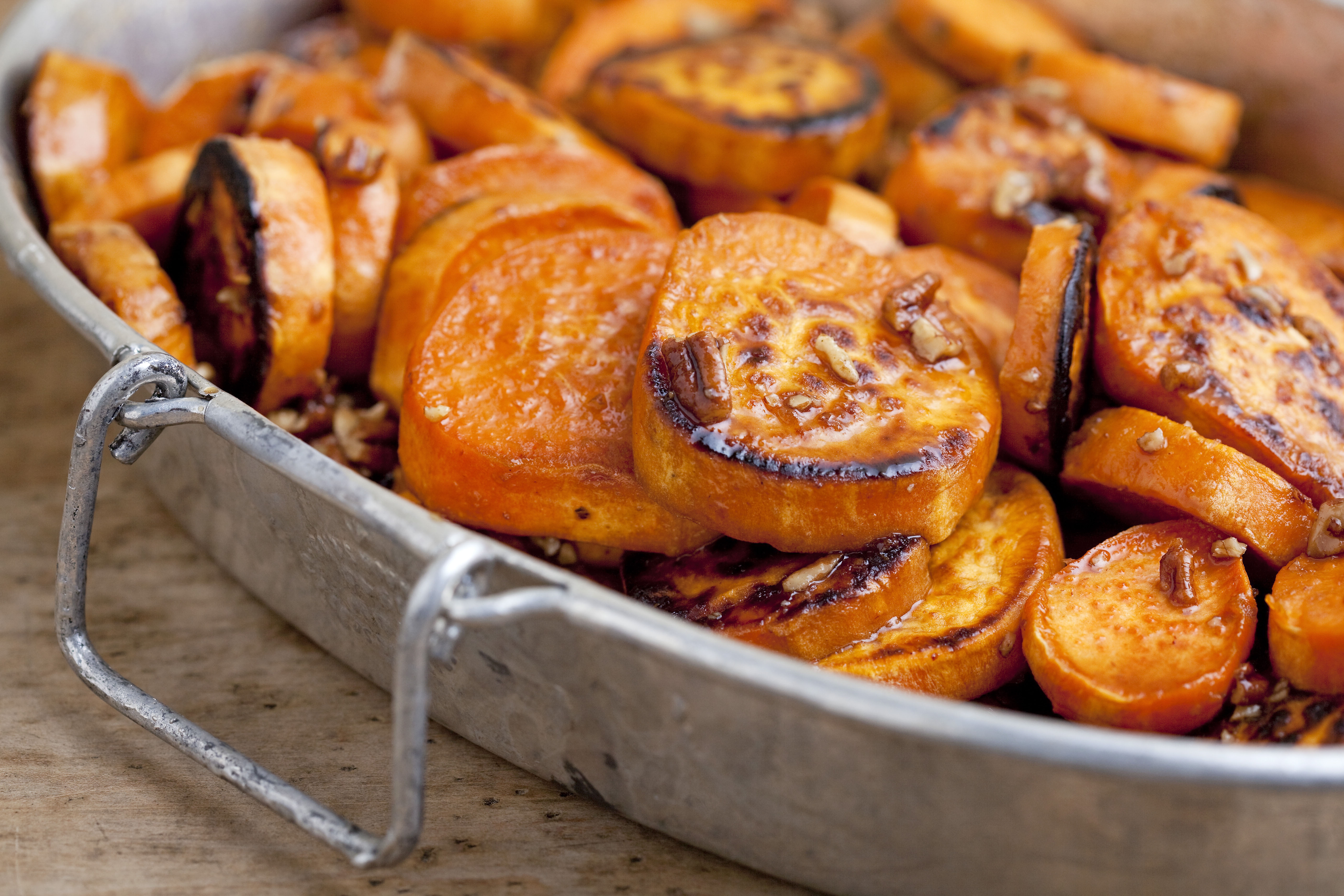 Cane Syrup Glazed Sweet Potatoes Recipe