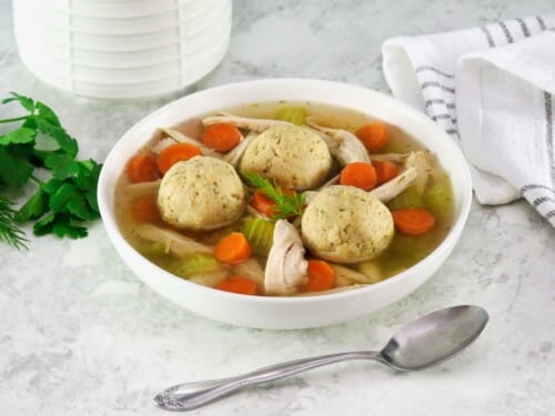Homemade Chicken Soup with Matzo Balls Recipe