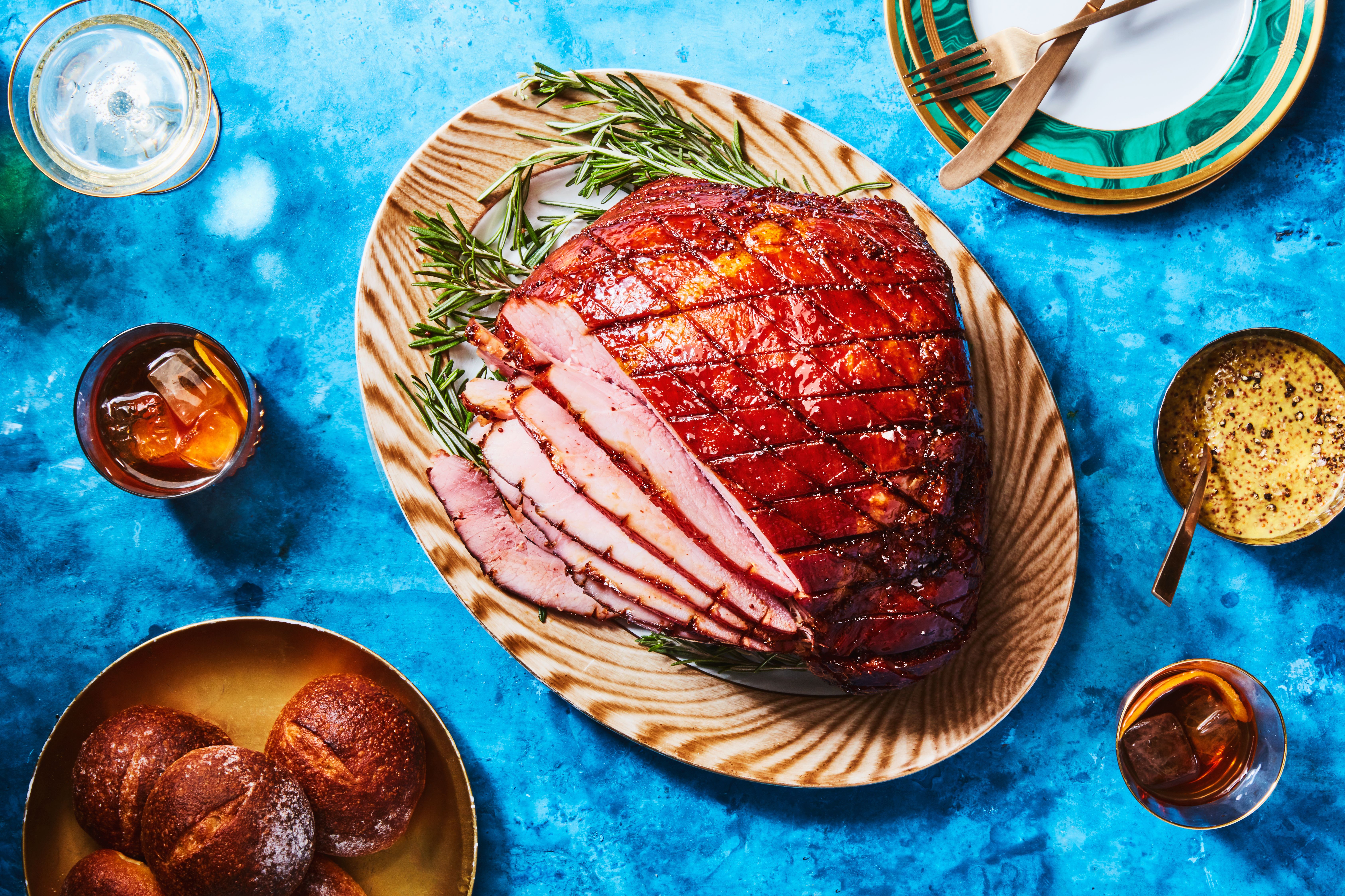 Baked Ham with Brown Sugar Mustard Glaze Recipe