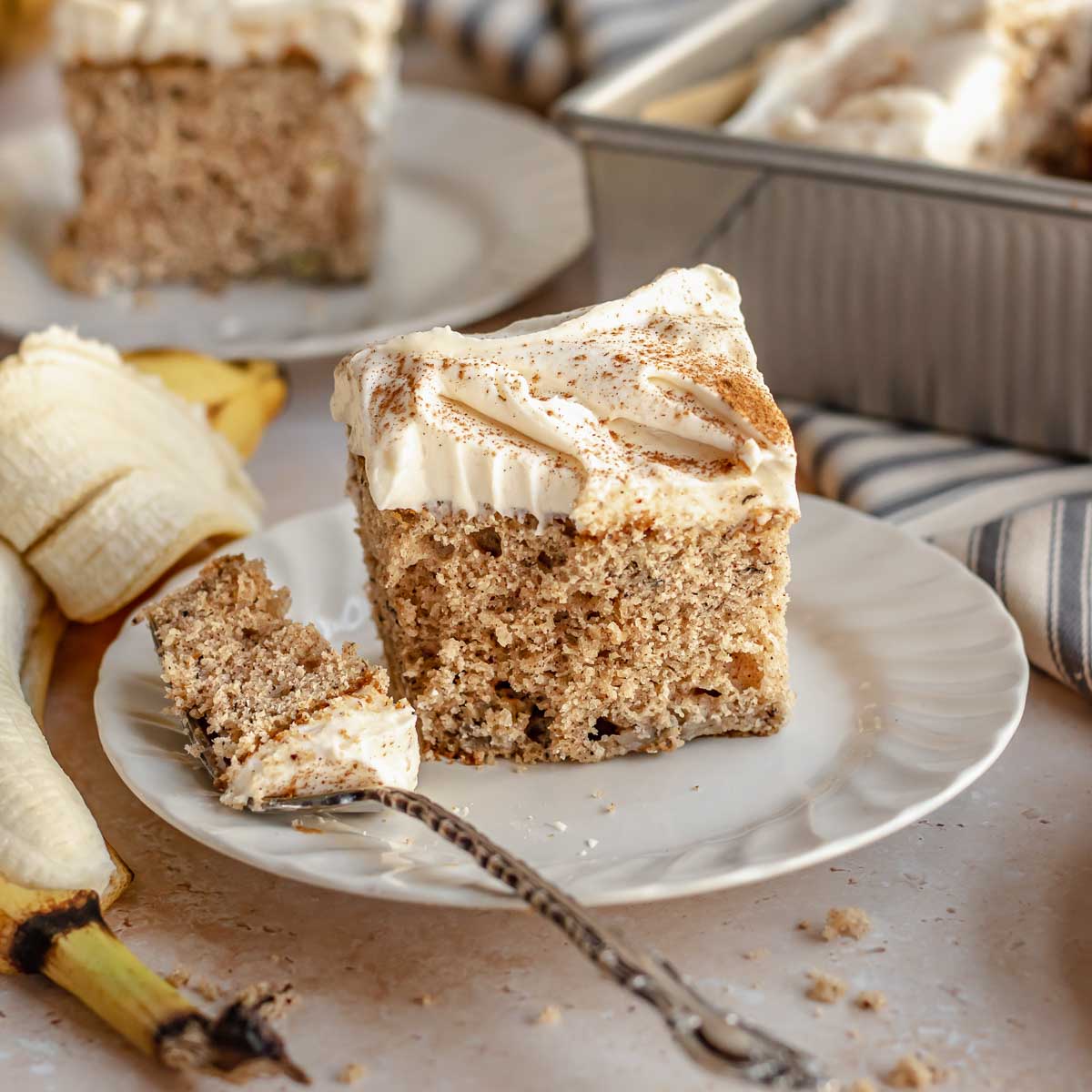 Brown Sugar Banana Spice Cake Recipe