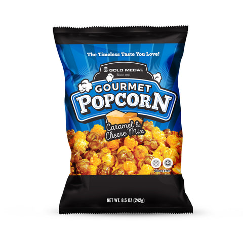 Caramel and Cheddar Popcorn Mix Recipe