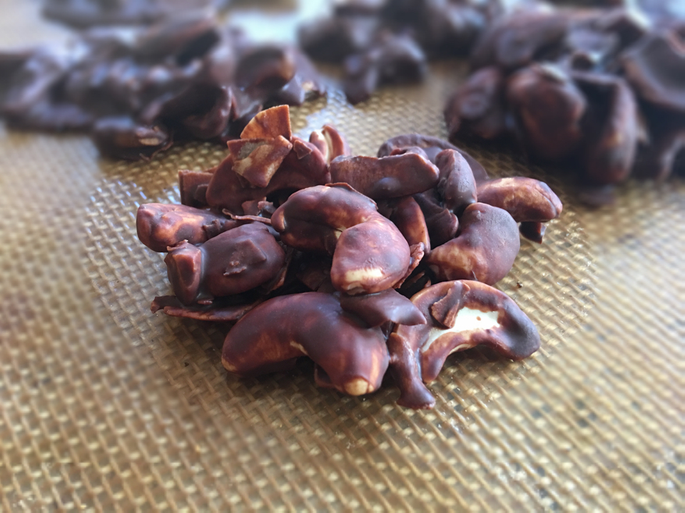 Chocolate Cashew Coconut Clusters Recipe