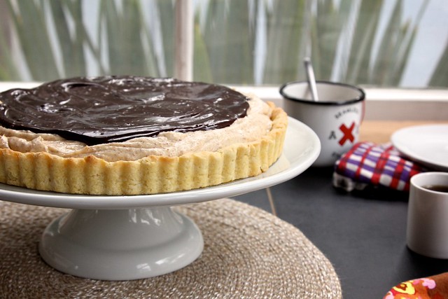 Chocolate Honey Almond Tart Recipe