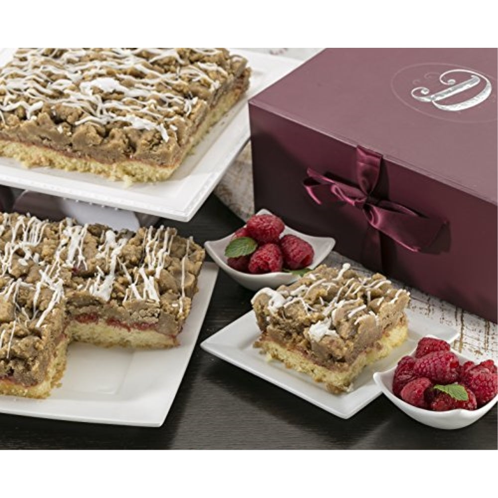 Glazed Raspberry Crumb Cake Recipe