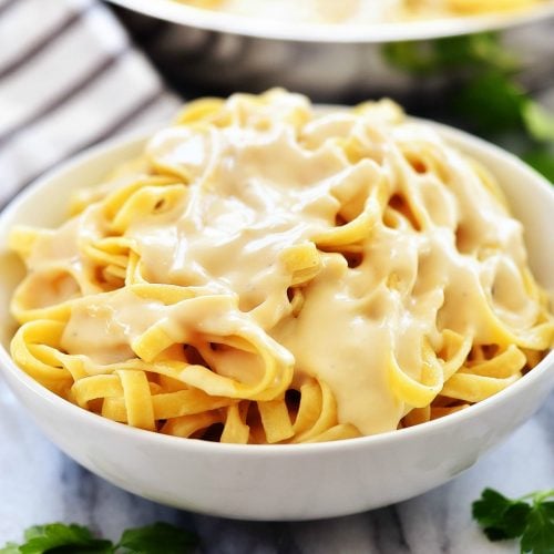 Low-Cal Fettuccine Alfredo Recipe