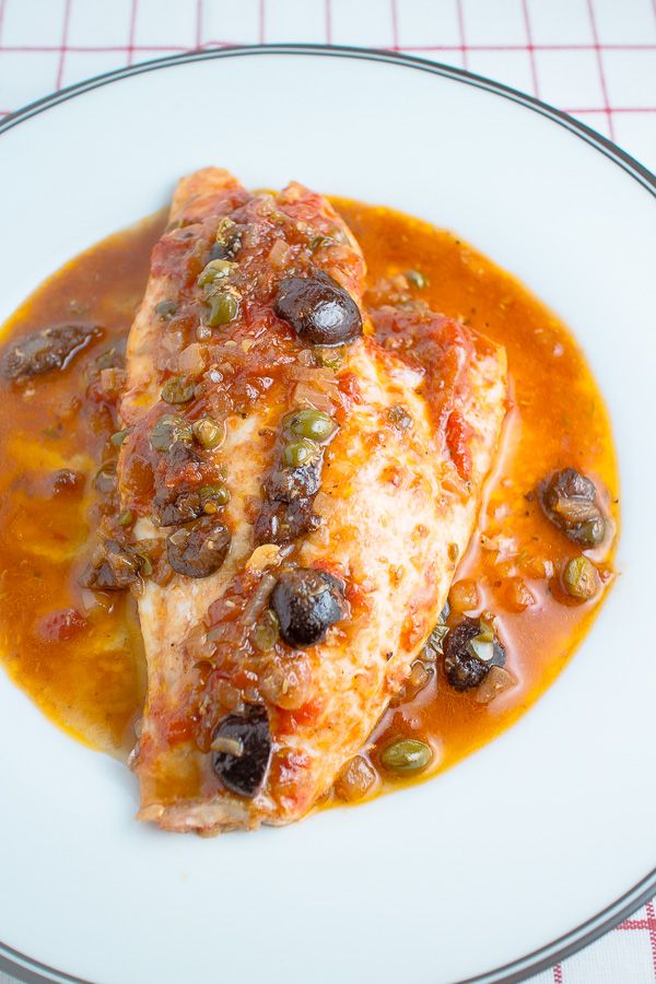 Red Snapper Livornese Recipe