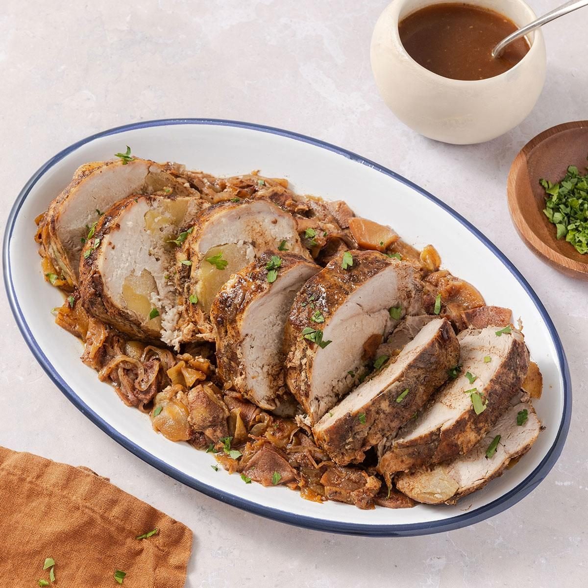 Roast Pork Loin with Apples