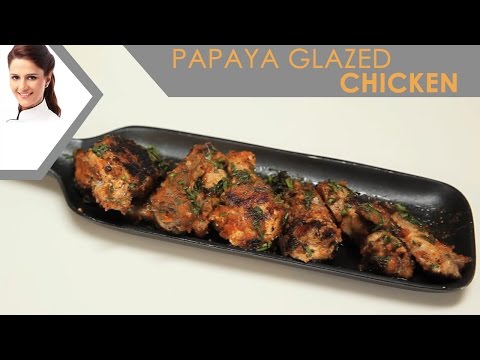 Roasted Chicken with a Papaya Glaze Recipe