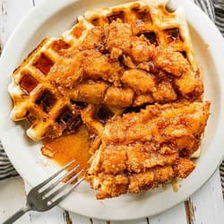 Sheet-Pan Chicken and Waffles Recipe