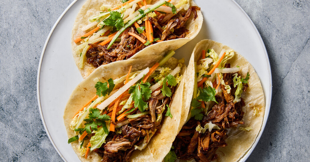 Slow-Cooker Pork Tacos Recipe