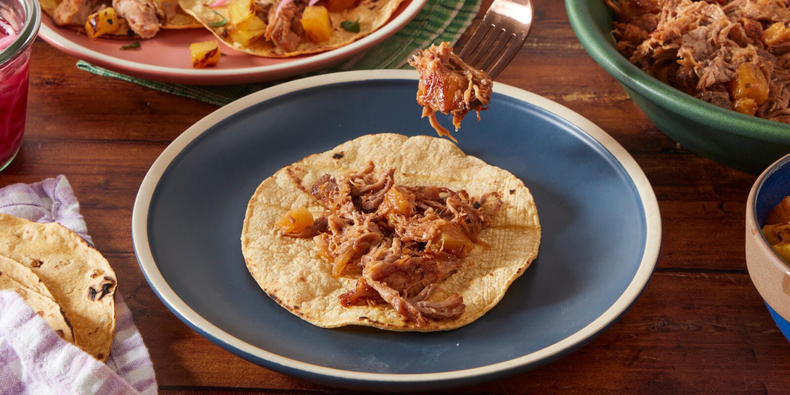 Slow Cooker Pulled Pork Tacos Recipe