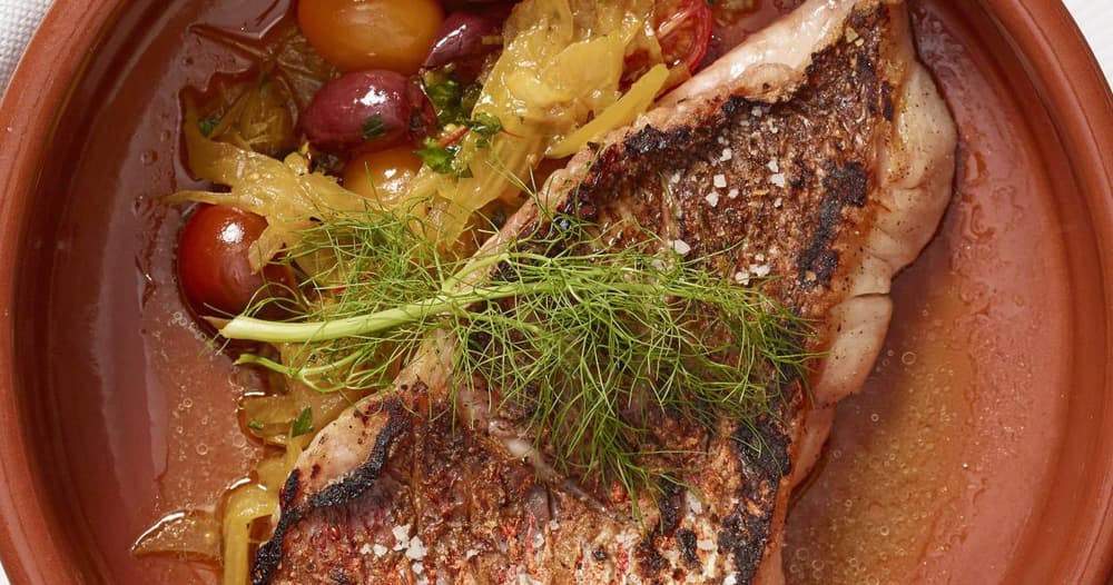 Snapper with Fennel and Tomatoes Recipe