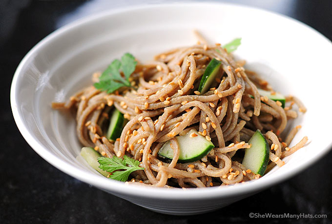 Somen Noodle Sushi with Wasabi Oil and Soy Syrup Recipe