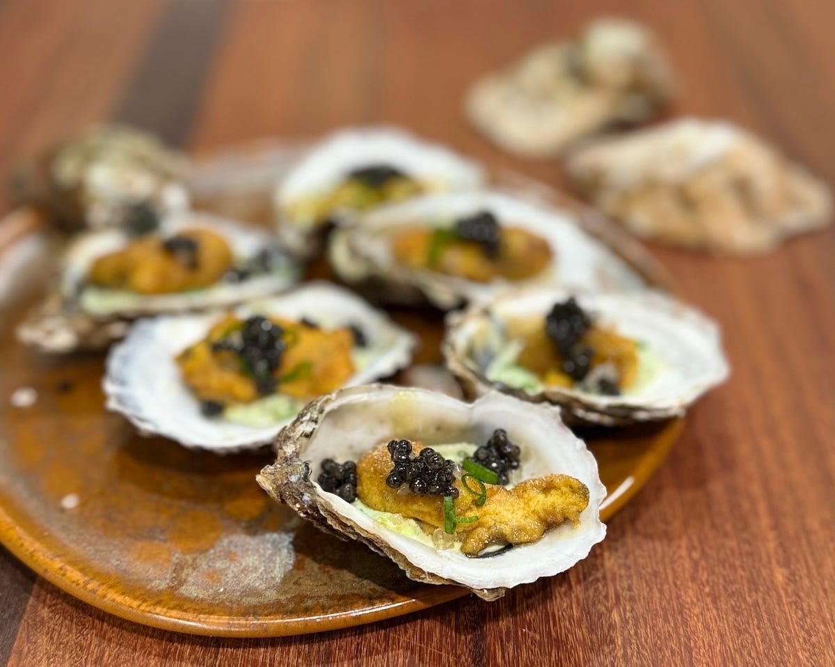 Steamed and Curry-Flashed Oysters Recipe