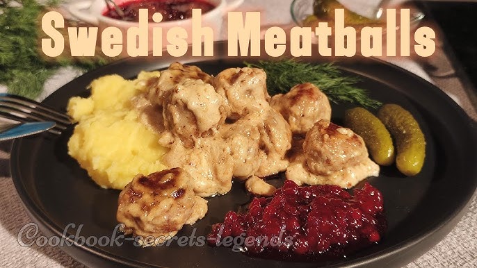 Swedish Meatballs with Gravy and Lingonberry Recipe