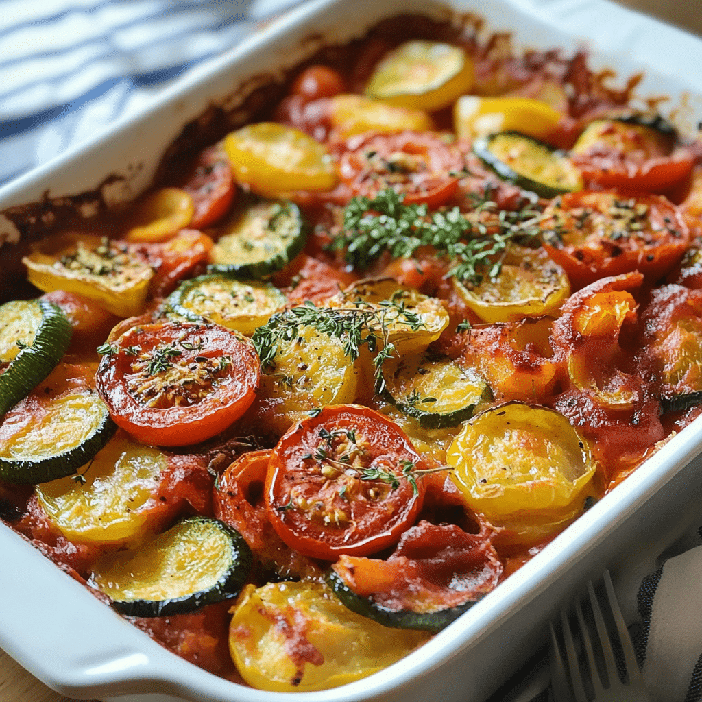 Tomato Vegetable Casserole Recipe