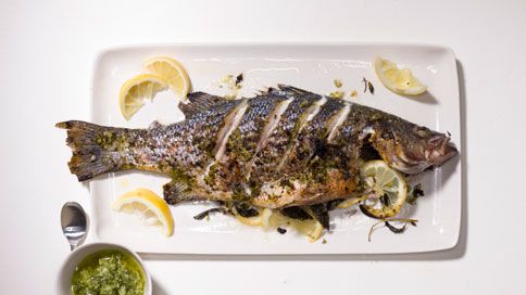 Whole Striped Bass Recipe