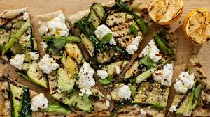 Zucchini and Olive Flatbread Recipe