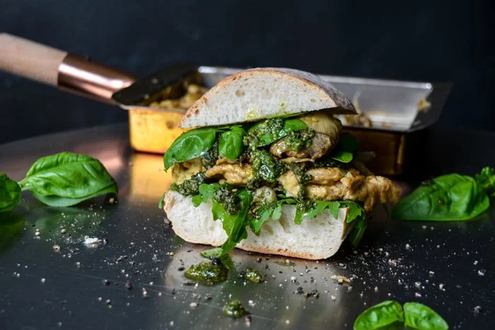 Artichoke Pesto on Ciabatta Recipe