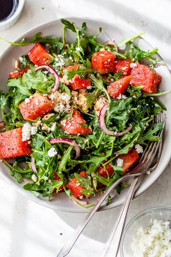 Arugula, Watermelon and Feta Salad Recipe