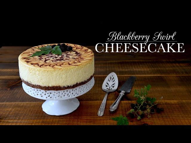Blackberry Swirl Cheesecake Recipe