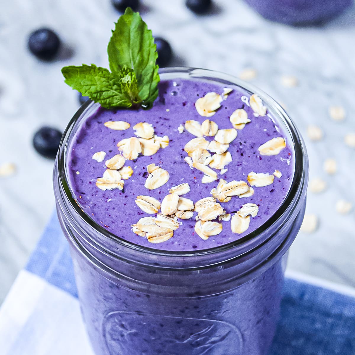 Blueberry Muffin Smoothies Recipe