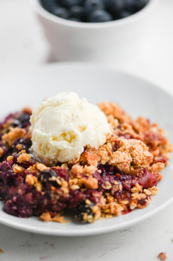 Blueberry-Nectarine Crisp Recipe