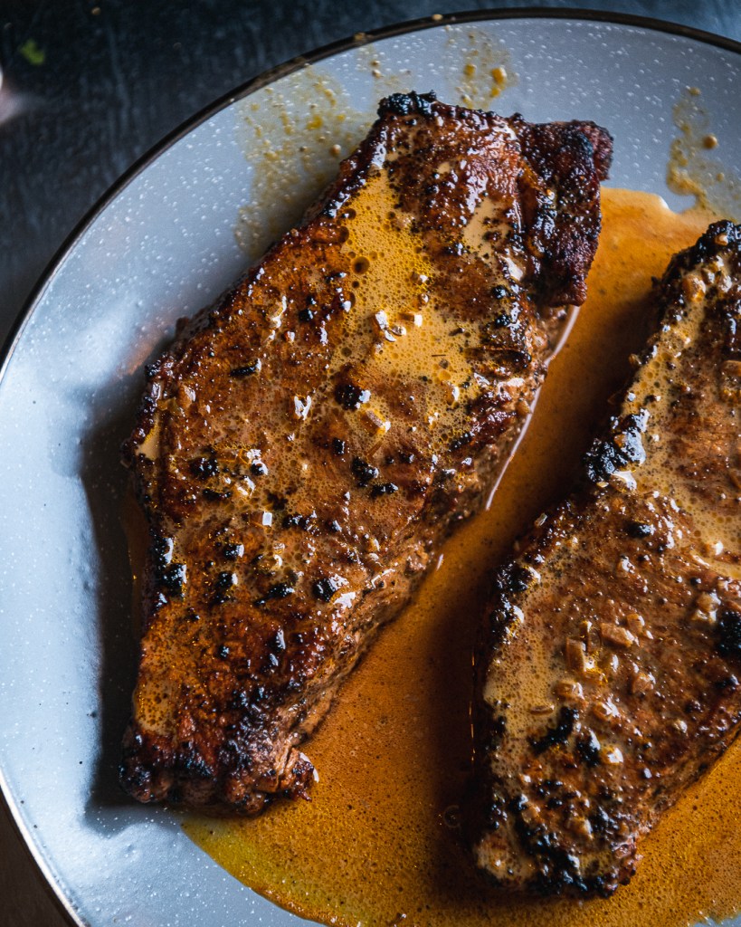 Bourbon Pepper Steak Recipe