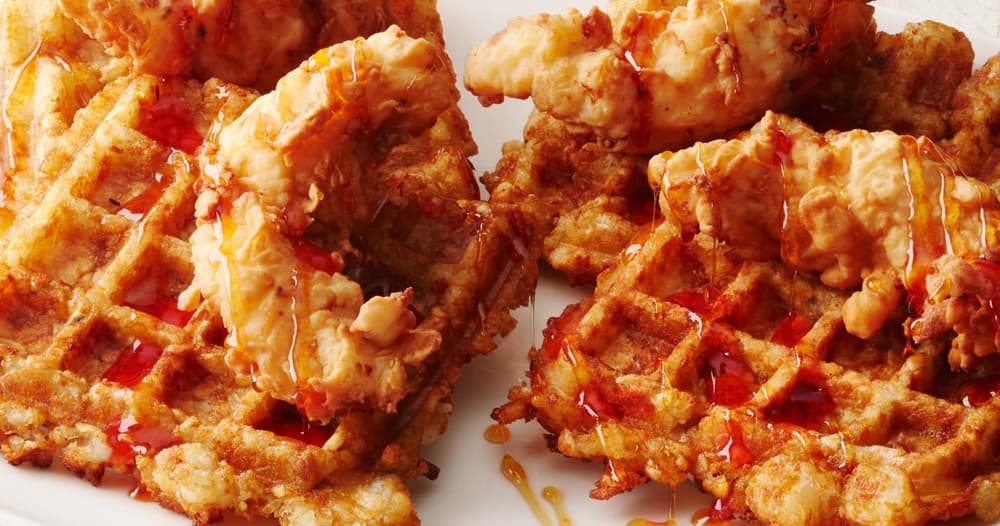 Chicken and Tater Tot Waffles Recipe