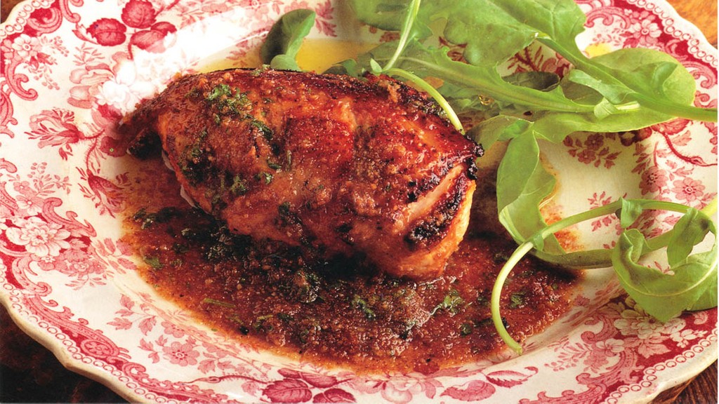 Chicken Breasts with Walnut Aillade Recipe